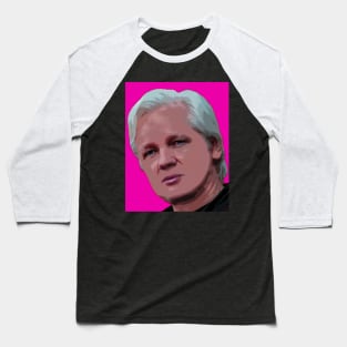 Julian Assange Baseball T-Shirt